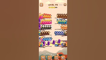 BIRD SORT 2 COLOR PUZZLE GAME🐦      LEVEL 176