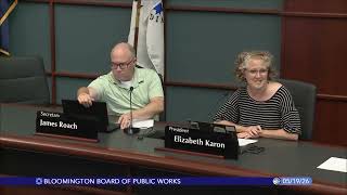 Bloomington Board of Public Works, May 19, 2026