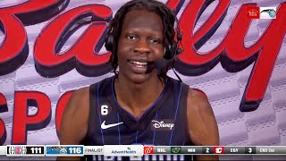 “FEELS GREAT FINALLY GETTING TO PLAY” BOL BOL POST GAME – THE NBA MISSED THIS UNICORN!
