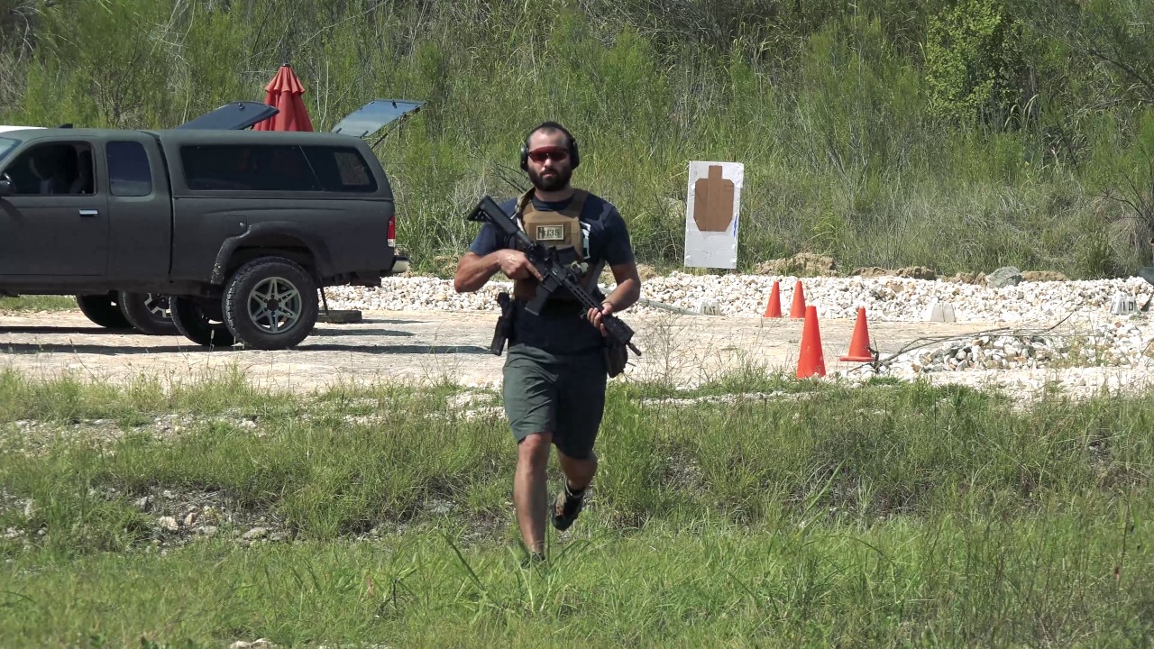 Alex: 30JUN running the 300yd combined Standard