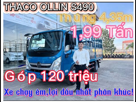 Video Báo giá xe tải 1,99 Tấn TRƯỜNG HẢI THACO OLLIN S490... - youtube