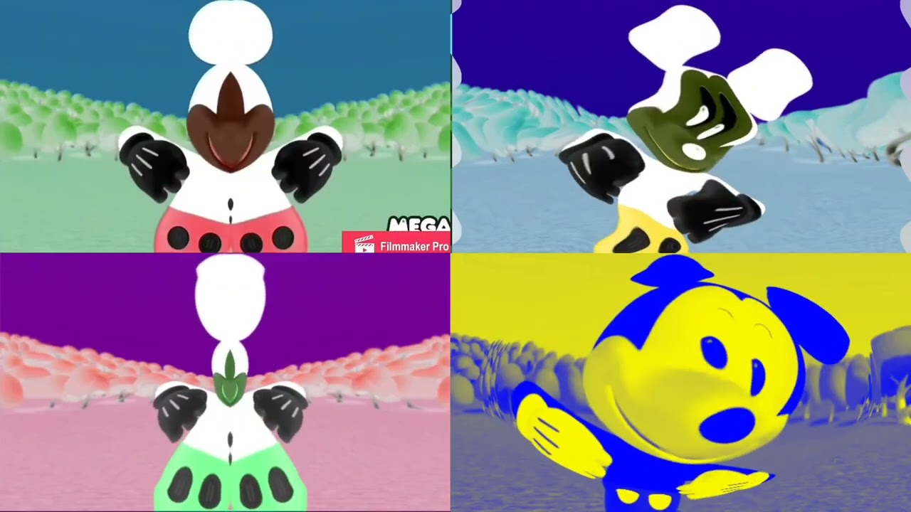 Mickey mouse clubhouse theme Songs Quadparison 5 - YouTube
