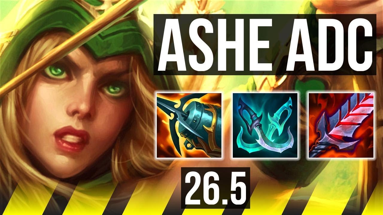 ASHE & Fiddlesticks vs MISS FORTUNE & Nautilus (ADC) | 48K damage | KR Master | 26.5