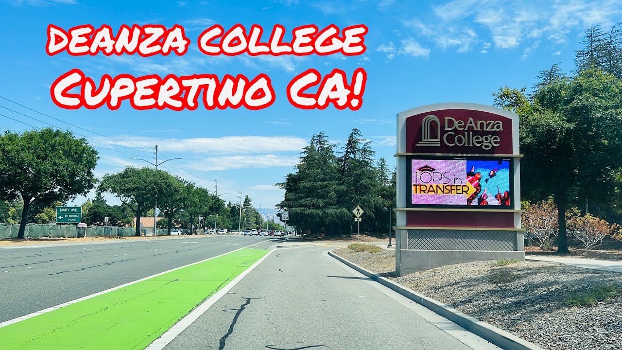 DE ANZA COLLEGE PARKING LOT TOUR IN CUPERTINO CALIFORNIA
