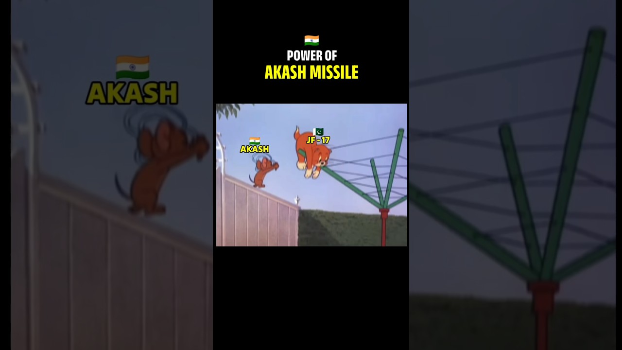 Akash Missile 🇮🇳 vs Pakistani Jets 💪🔥 India Pakistan War ~ Tom and Jerry Version