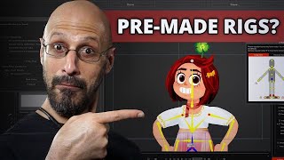 FAST Animations without Rigging? ANSWER: PreMade Rigs in Cartoon Animator