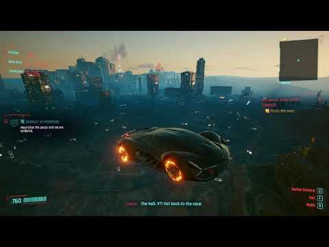 cyberpunk 2077 flying vehicles dlc leaked gameplay - YouTube