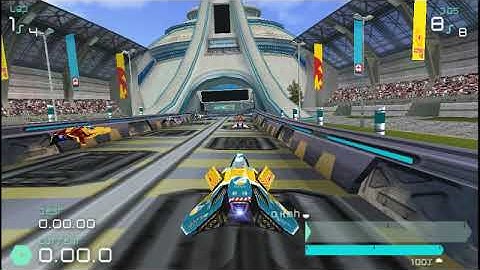 Wipeout Pulse [PPSSPP] Gameplay:#8.5 Grid 8 Tournament - Flash Class - Feisar Team