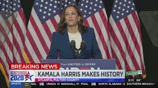 Kamala Harris makes history