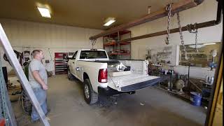 2017 Ram 2500 flatbed installation.