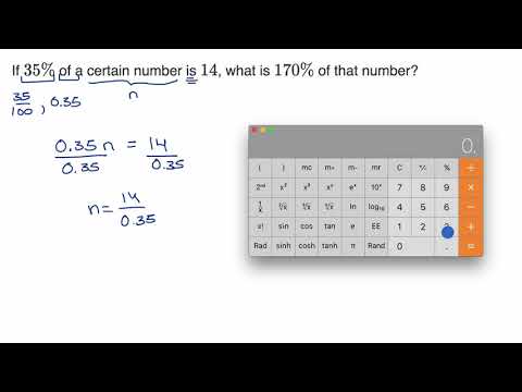 Percentages | Worked example | Praxis Core Math | Khan Academy