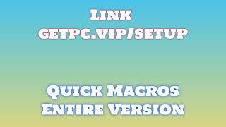 🔸Quick Macros🚀 HOW TO INSTALL 💻PC/LAPTOP [TUTORIAL 2024 no charge👽]