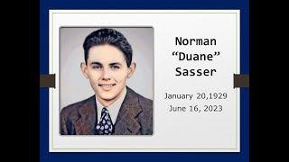 Norman DUANE SASSER Memorial 2023-AUGUST-24