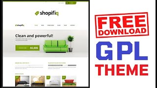 Shopifiq Responsive Wordpress Woocommerce Theme