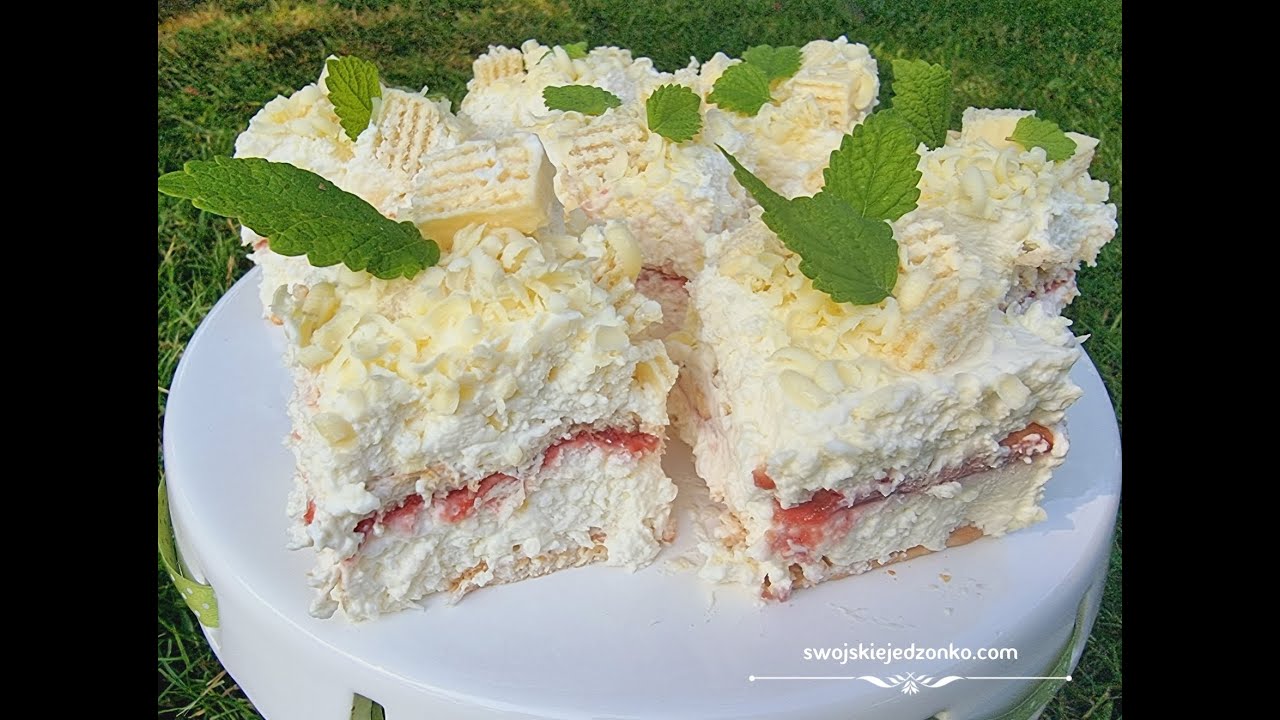 Kokosanka śmietankowa bez pieczenia, zrobisz ją w kilka minut, prosty przepis dla każdego #deser