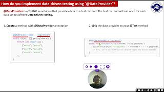 Data Driven Testing Using TestNG Using @DataProvider Annotation by SLT Learning !