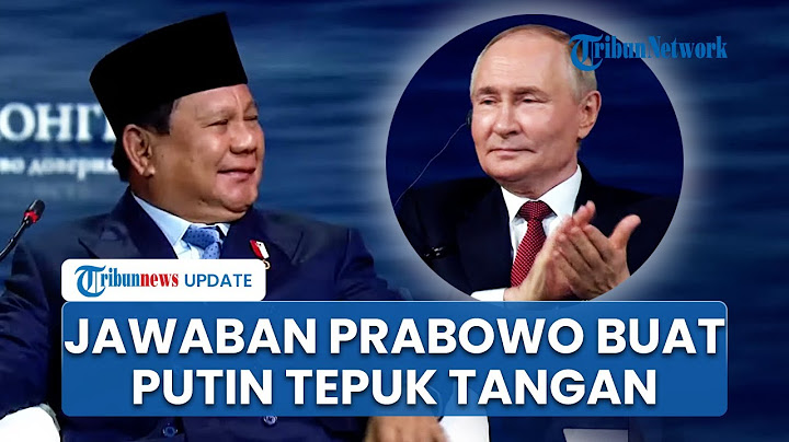 Jawaban Prabowo soal Perang Rusia-Ukraina Buat Putin Tepuk Tangan, Singgung Usulan Perdamaian