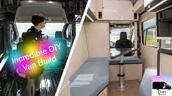 Incredibly Unique DIY Van Build with Murphy Bed | DwnShifters
