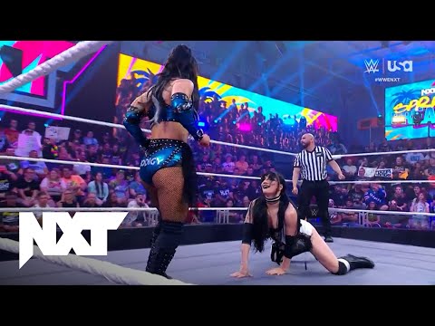 Perez vs Valkyria vs Paxley Triple Threat Women's Title Match | NXT Highlights 04/23/24 | WWE on USA
