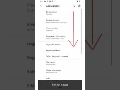 How to enable developer mode with USB debugging on Android X (Google pixel 3a phone)
