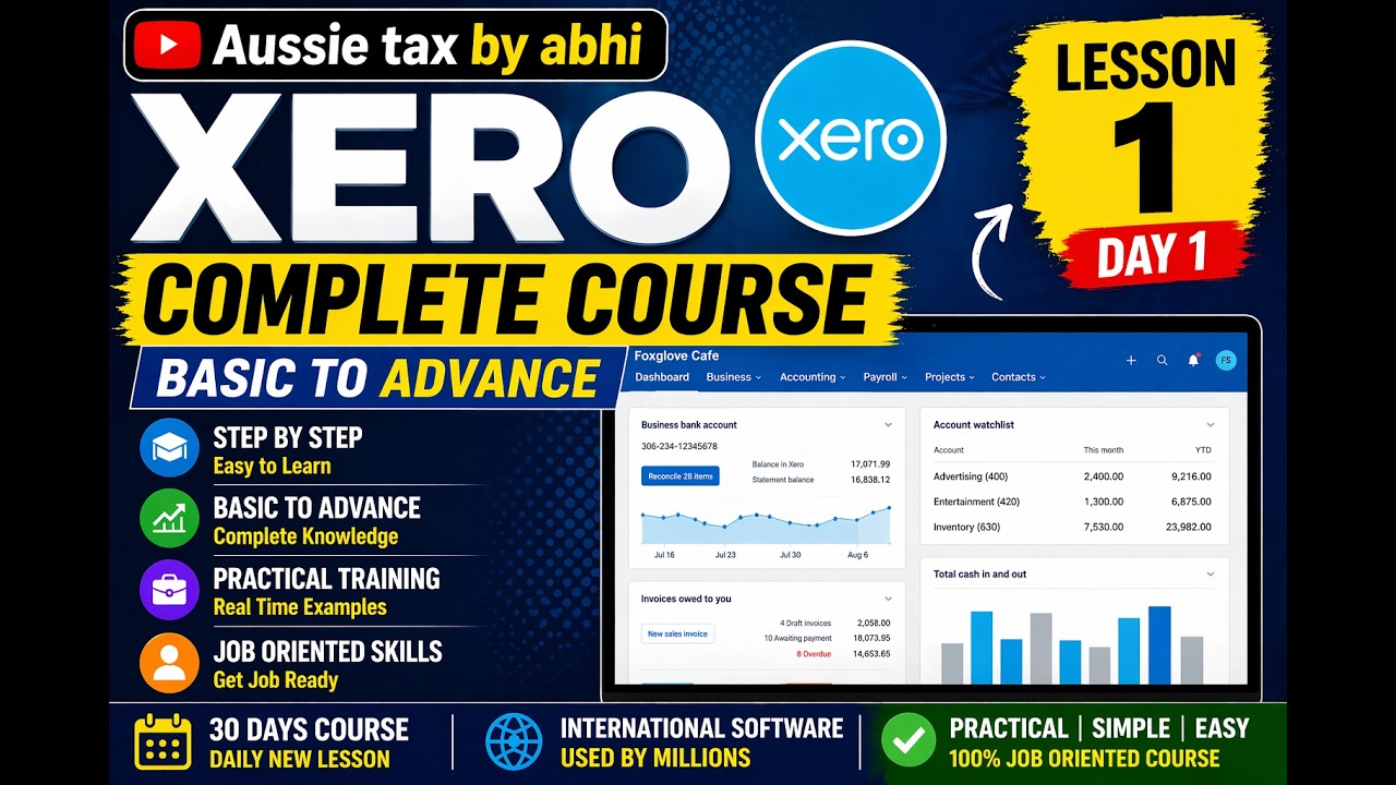 Xero Accounting Course for Beginners | Complete Guide | (English ...