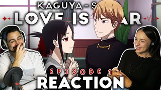 WE LOVE THIS SHOW ALREADY! 🥰 Kaguya Sama: Love is War Episode 1 REACTION!