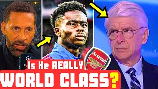 Wenger \& Ferdinand REACTS to if Bukayo Saka is WORLD CLASS