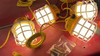 Demo of 50FT Construction String Lights!  video