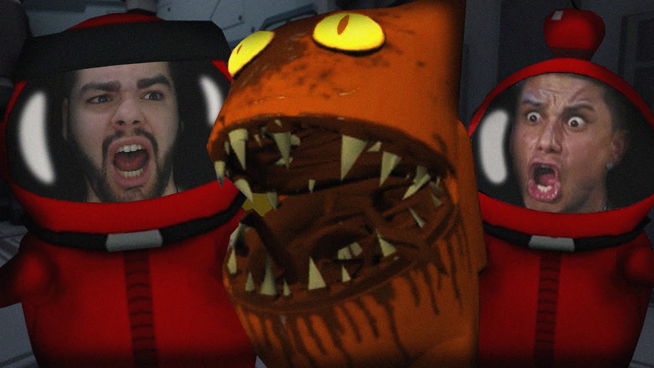 AMONG US de TERROR com 1 AMIGO