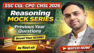 SSC CGL | CPO | CHSL 2025 | इस से बाहर कुछ नहीं | MOCK | Live with Ravi Sir