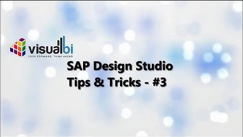SAP Design Studio Tips and Tricks #3 Resizable charts for better usability and experience