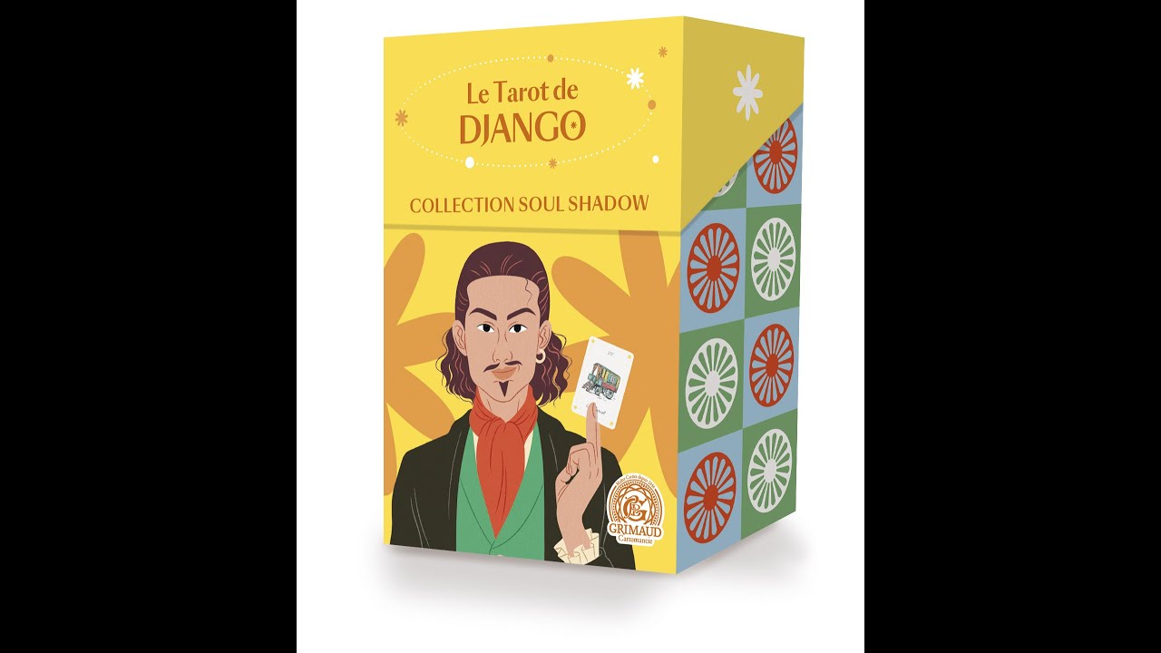 Bicycle - Le Tarot De Django - Collezione Soul Shadow 2 - Grimaud - 78 Carte, Fabbricato In Francia