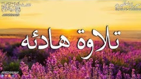 تلاوة خاشعة تلامس القلوب وتقشعر لها الأبدان وتشعرك بالراحة والهدوء النفسي 