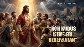 Download lagu RENUNGAN PAGI - ROH KUDUS MEMBERI KEBERANIAN - YOHANES 15:26 - 16:4a