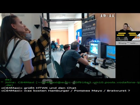 Radio PARALAX - 16. Lange Nacht der Computerspiele aus der HTWK in Leipzig - Livestream vom 7.5.2022