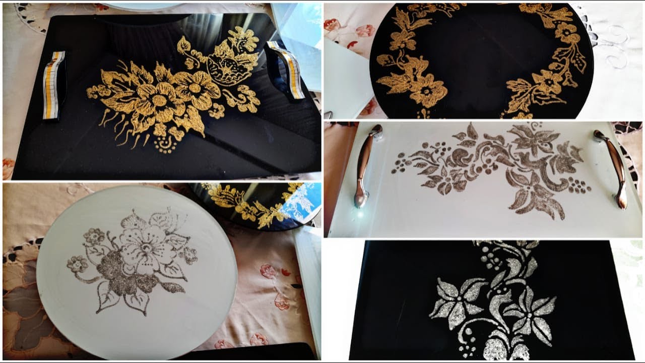 DIY حولي قطع زجاج إلى بلاطوات راقيين  عصريين وشيك بأقل تكلفة تحدي لازم تنجحي فيه💪💪