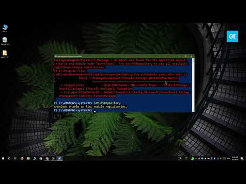 How to fix ‘Unable to find module repositories’ error in PowerShell on Windows 10