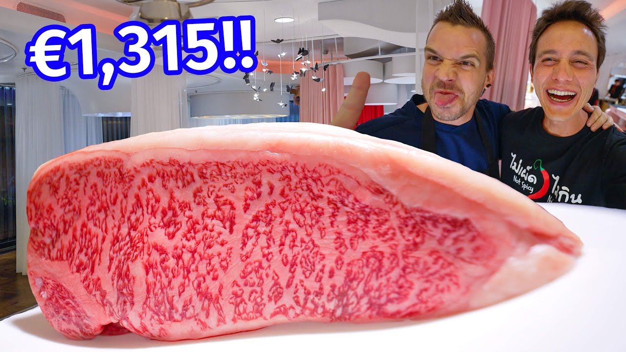 3 Michelin Stars UNBELIEVABLE FOOD - A5 Wagyu at DiverXO Restaurant!