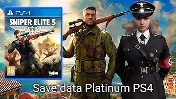 [PS4] Sniper Elite 5 Save data Platinum PS4