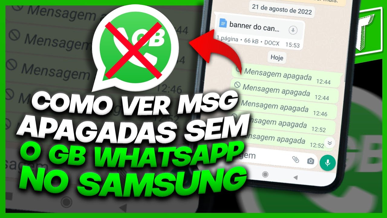Como ver mensagens apagadas no WhatsApp sem GB WhatsApp! - YouTube