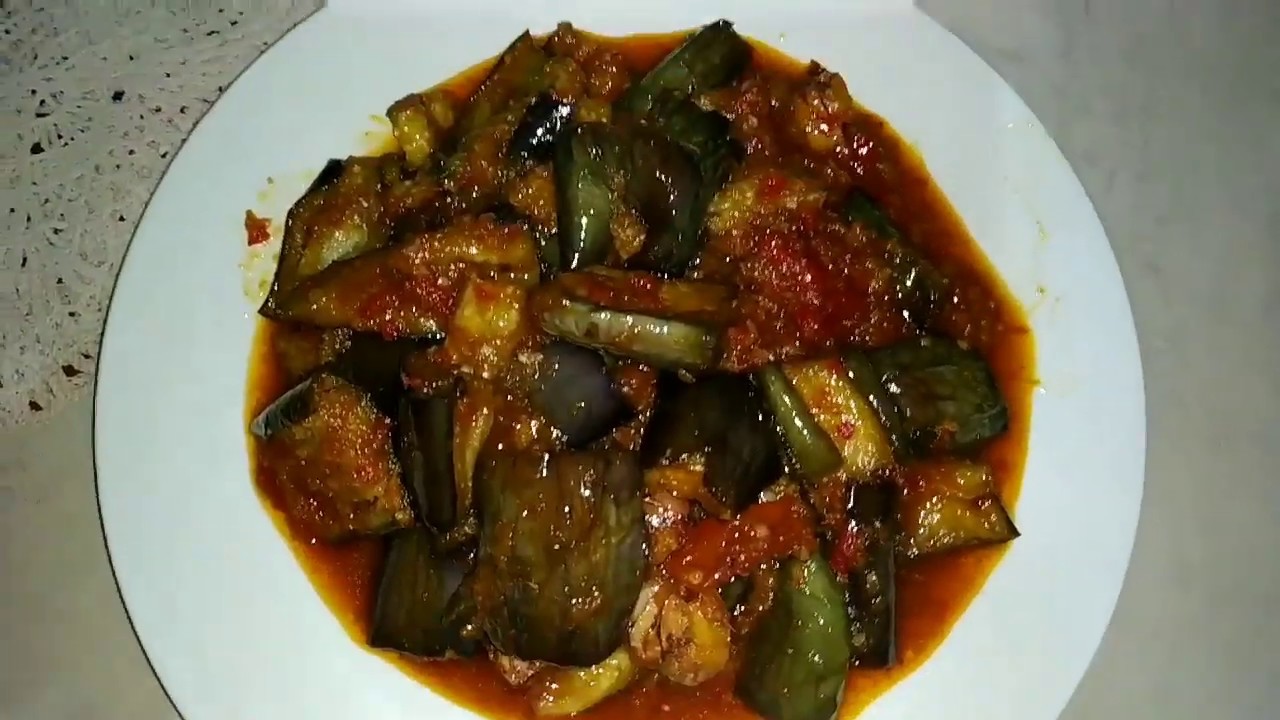 RESEP TERONG BALADO PEDAS MANIS ENAK YouTube