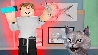 ESCAPA DEL PELUQUERO MALVADO EN ROBLOX | Dorian Gamer