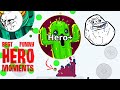 AGAR.IO - BEST HERO FUNNY MOMENTS 🏆#1