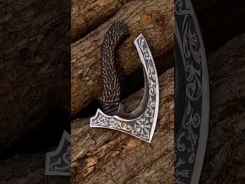 I Made a Pizza Cutter Axe by Hand  #Shorts