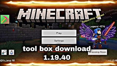 MINECRAFT PE PREMIUM TOOLBOX 1.19.40 || TOOLBOX MCPE 1.19.40 PREMIUM || 1.19.40 toolbox