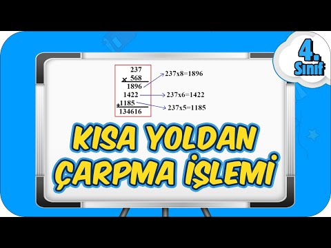 Doğal Sayılarla Kısa Yoldan Çarpma İşlemi 📘 4.Sınıf Matematik #2023