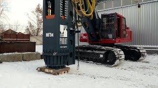 В Новосибирске создали уникальную технику для забивания свай, не имеющую аналогов в мире