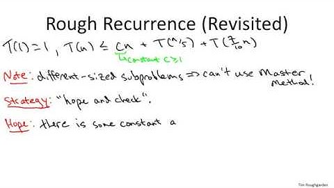 035 8   5   Deterministic Selection   Analysis II Advanced   Optional 13 min