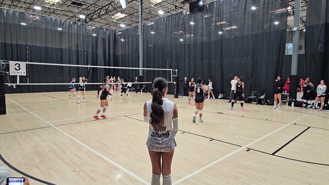 11.16.25. Storm VBC 14-1 Entry Event Day 2-Part1. #19 Hailee bright pink shoes. 