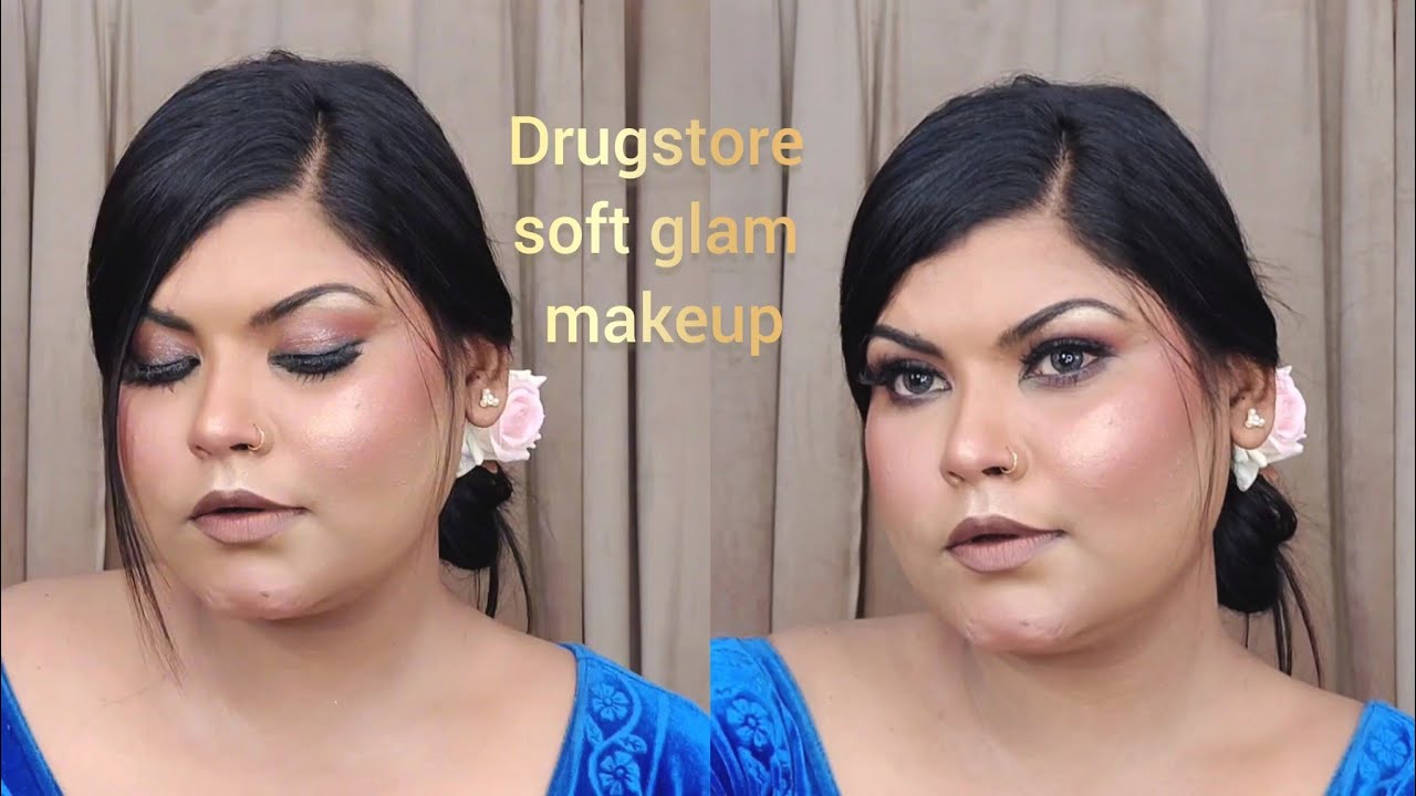 Step by step beginners Drugstore soft Glam Makeup Tutorial |shikhasingh ...